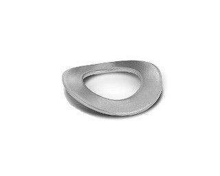 Zvlněné pérové podložky DIN 137B Ocel Zinek bílý