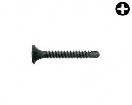 Zápustné vruty do sádrokartonu s předvrtáním Ocel Fosfát