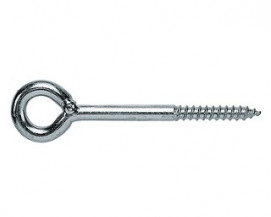 Vruty se svařeným okem GS Ocel Zinek bílý