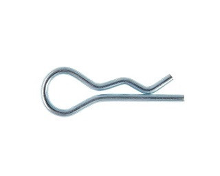 Jednoduché pružinové závlačky Ocel DIN 11024 Zinek bílý